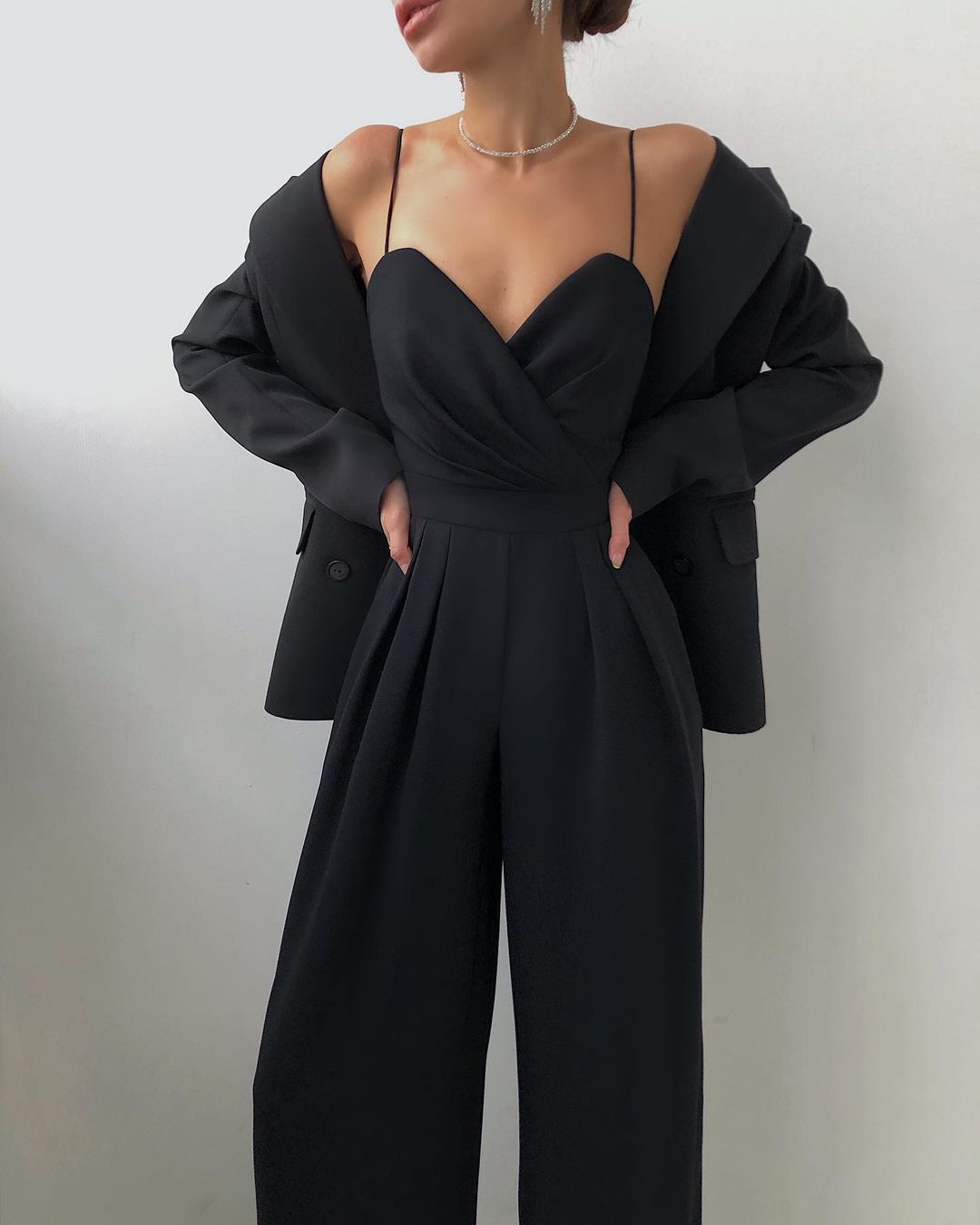 Women's Elegant Wide-Leg Jumpsuit
