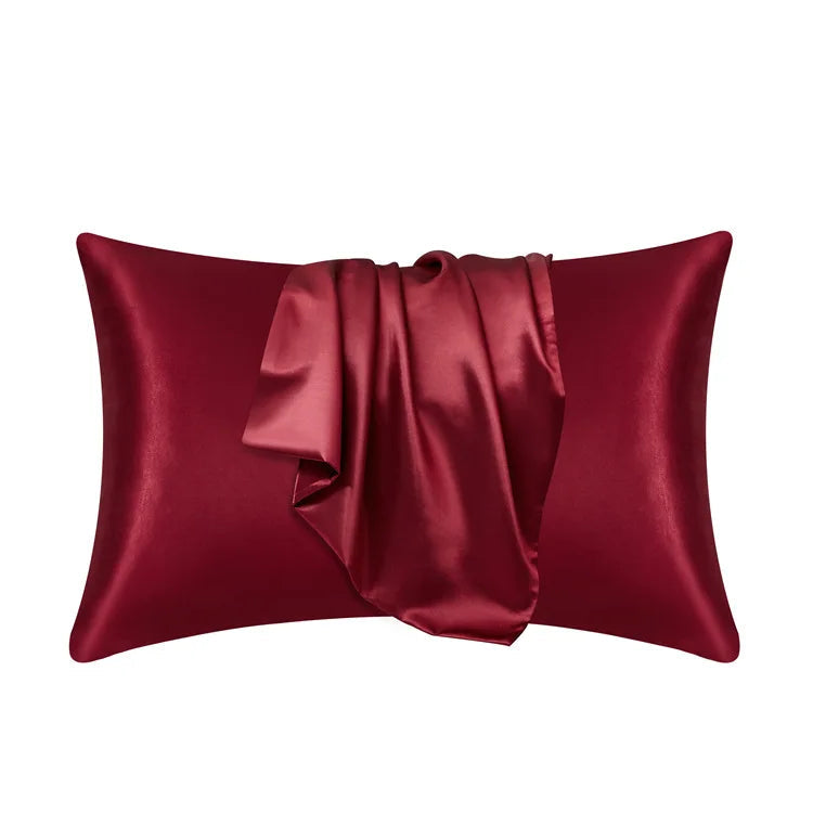 Davy | Zippered Satin Pillow Cover for Smooth Sleep