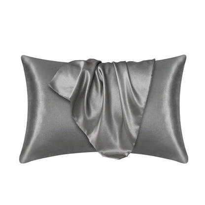 Davy | Zippered Satin Pillow Cover for Smooth Sleep