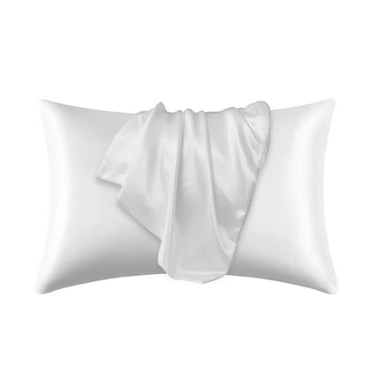 Davy | Zippered Satin Pillow Cover for Smooth Sleep