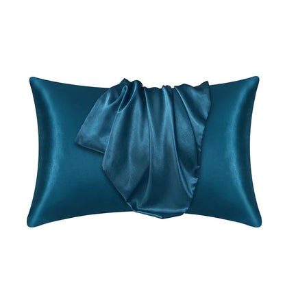 Davy | Zippered Satin Pillow Cover for Smooth Sleep