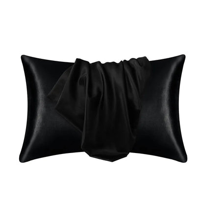 Davy | Zippered Satin Pillow Cover for Smooth Sleep
