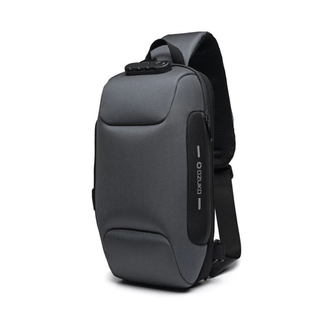 Davy | Shoulder Bag with USB Charging and Locking Mechanism