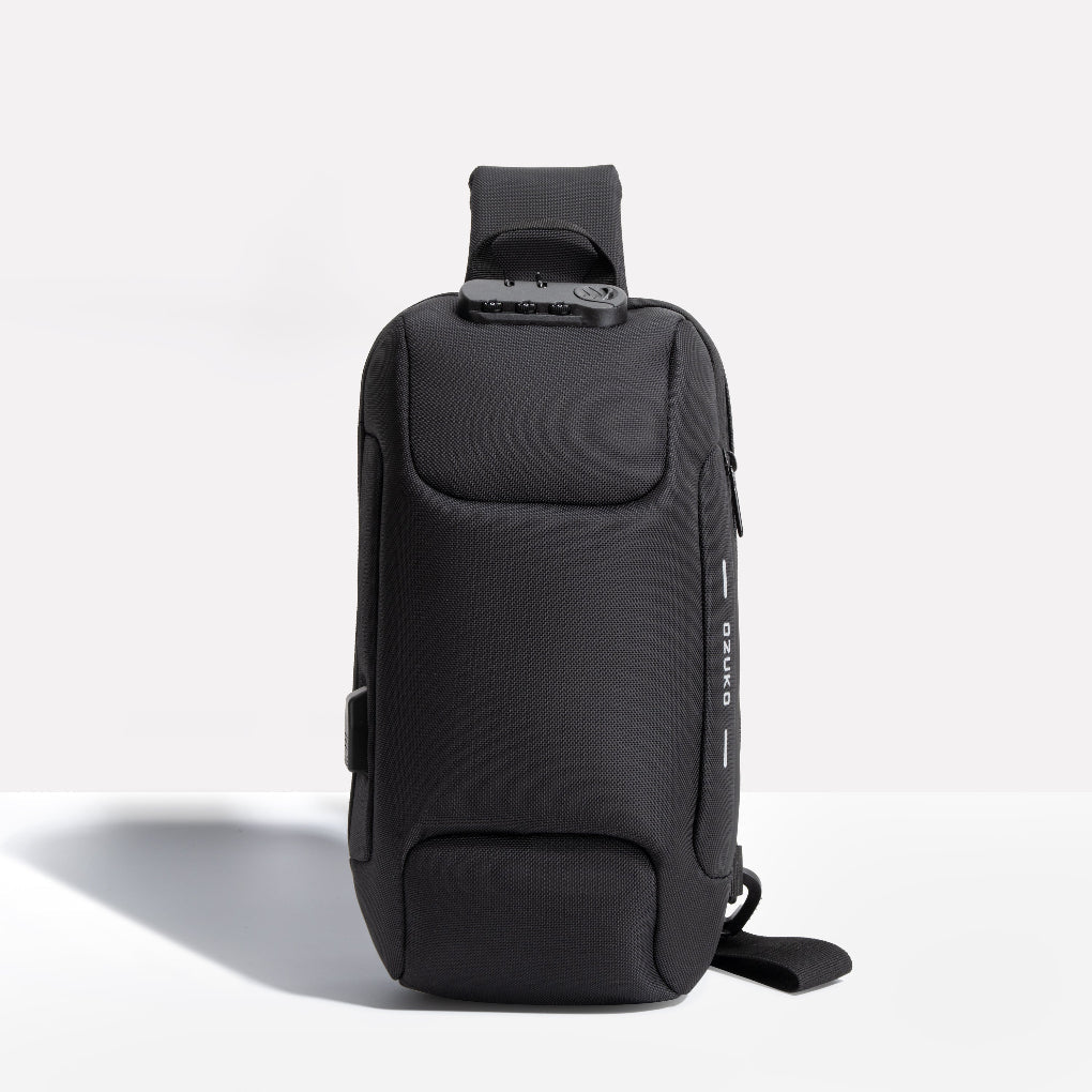Davy | Shoulder Bag with USB Charging and Locking Mechanism