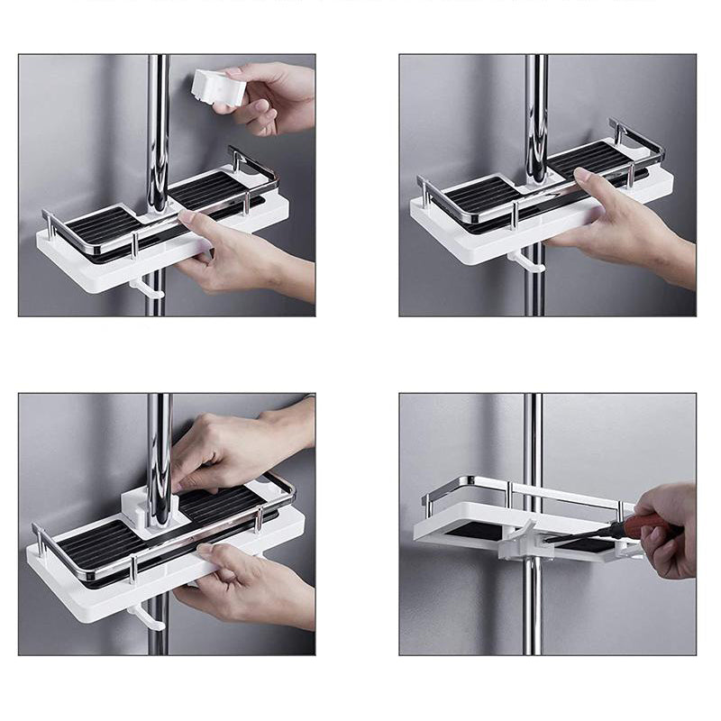 Davy | No-Drill Bathroom Organizer Shelf for Shower