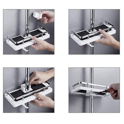 Davy | No-Drill Bathroom Organizer Shelf for Shower