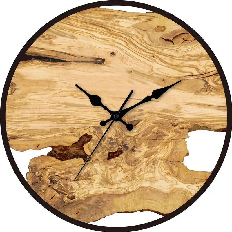 Davy | Acrylic & Wood Wall Clock - Silent Operation