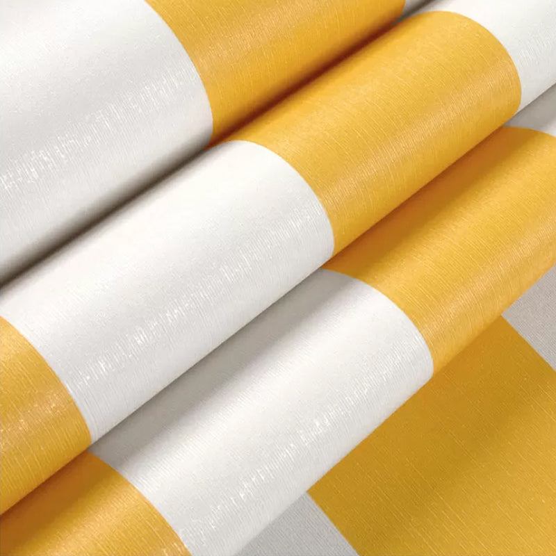 Davy | Simple Wide Stripes Non-Adhesive Wallpaper for Coffee Room and Clothing Store, 33 Feet x 20.5 Inches