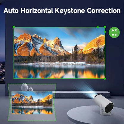 Davy | Smart 4K Mini Projector with Dual WiFi and Bluetooth Connection