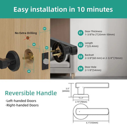 Davy | Keyless Entry Smart Door Handle Lock
