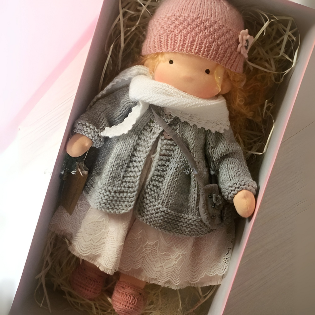 Davy | Soft Waldorf Cuddly Doll with Natural Features