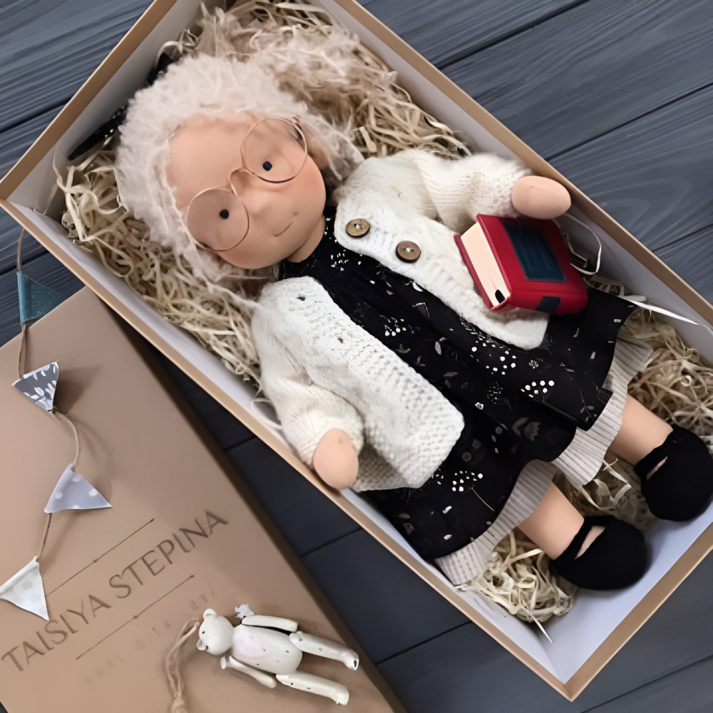 Davy | Soft Waldorf Cuddly Doll with Natural Features