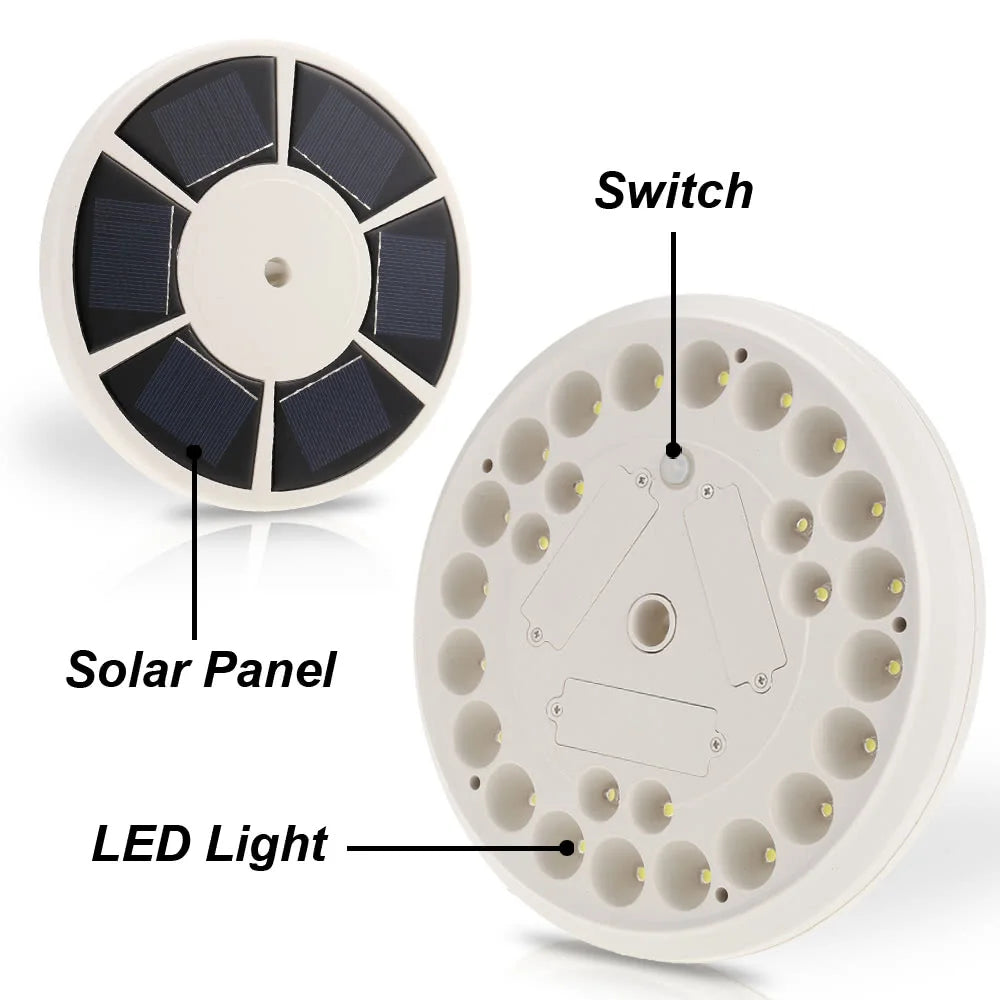 Davy | Solar Flagpole Light with 26 LEDs