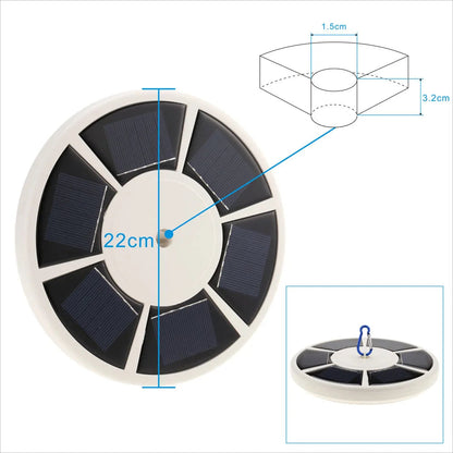 Davy | Solar Flagpole Light with 26 LEDs