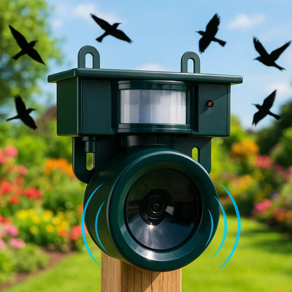 Davy | Solar Motion Sensor Bird Repeller for Gardens