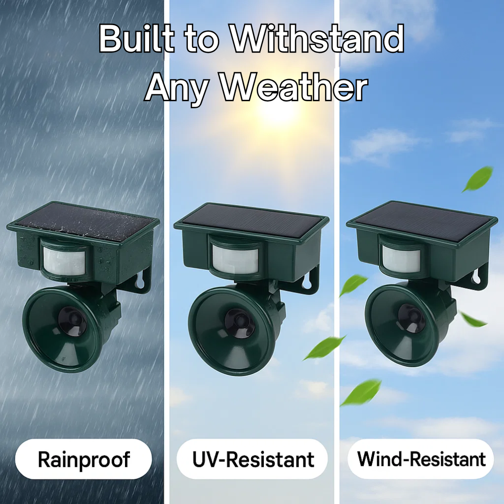 Davy | Solar Motion Sensor Bird Repeller for Gardens