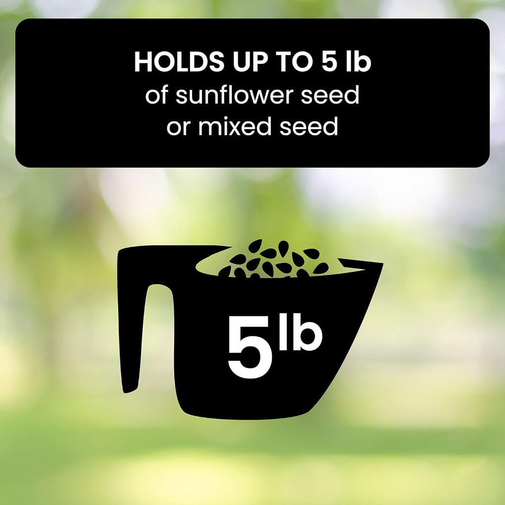 Davy | Squirrel Proof Bird Feeder with Multiple Feeding Ports