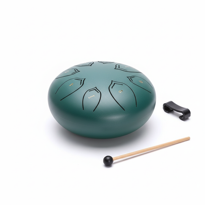 Davy | Steel Tongue Drum: C Major, Harmonic Resonance, Mallets & Accessories