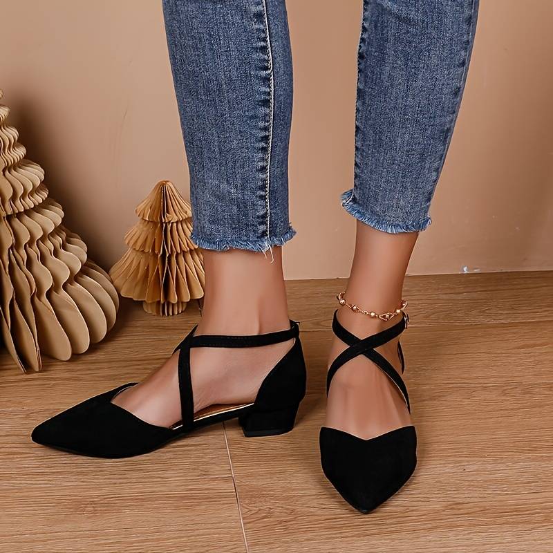 Davy | Stylish Flat Shoes in a Solid Color for Women