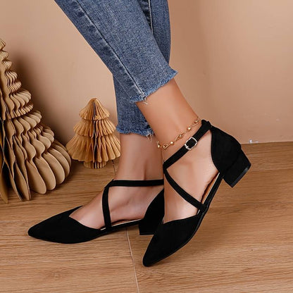 Davy | Stylish Flat Shoes in a Solid Color for Women