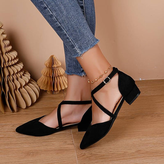 Davy | Stylish Flat Shoes in a Solid Color for Women
