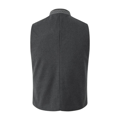 Davy | Men's Traditional Embroidered Slim Fit Vest