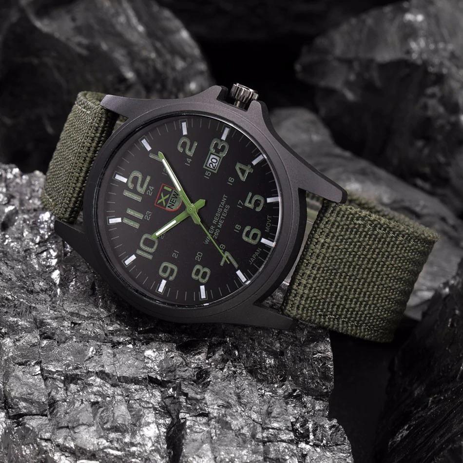 Davy | Tactical Men's Watch AdventureTime – Waterproof and Shock Resistant with LED