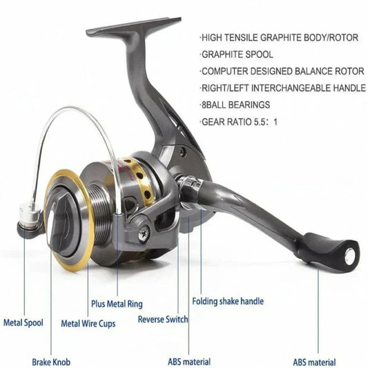 Davy | Telescopic Fishing Rod Combo for Saltwater Freshwater