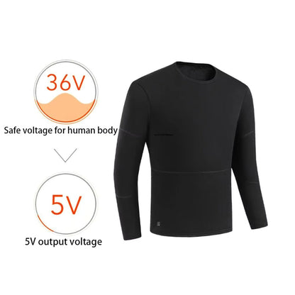 Davy | Thermal Heated Top - Heated Jacket for Men & Women