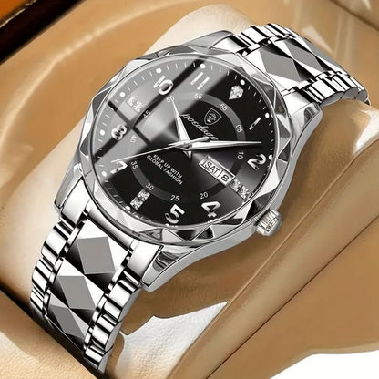 Davy | Titanium Watch: Waterproof, Dual Time, Stopwatch
