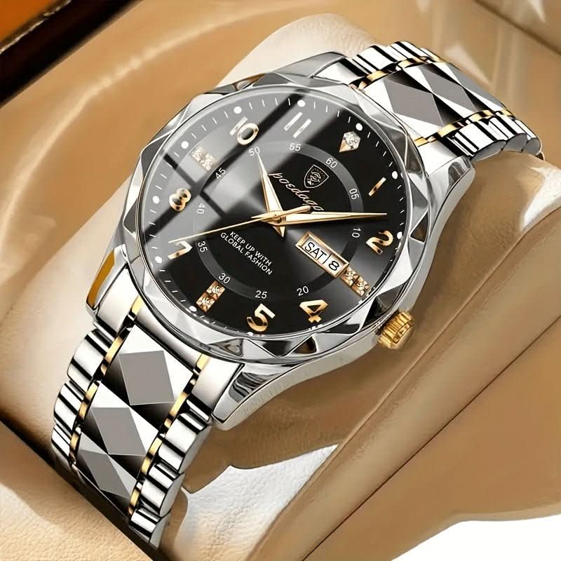 Davy | Titanium Watch: Waterproof, Dual Time, Stopwatch