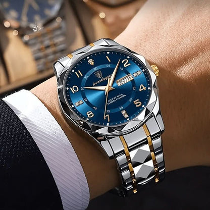 Davy | Titanium Watch: Waterproof, Dual Time, Stopwatch
