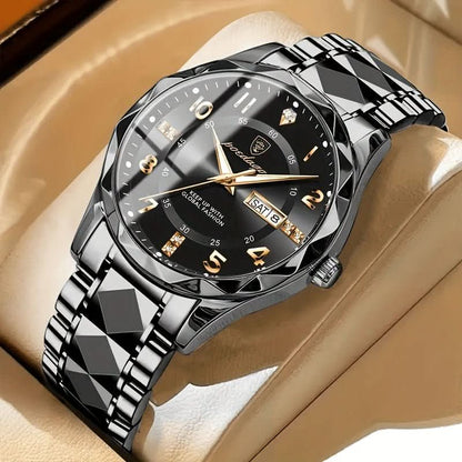 Davy | Titanium Watch: Waterproof, Dual Time, Stopwatch