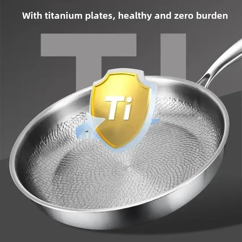Davy | Titanium Hammered Non-Stick Skillet for Induction Cooktops and Everyday Cooking