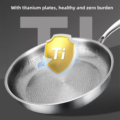 Davy | Titanium Hammered Non-Stick Skillet for Induction Cooktops and Everyday Cooking