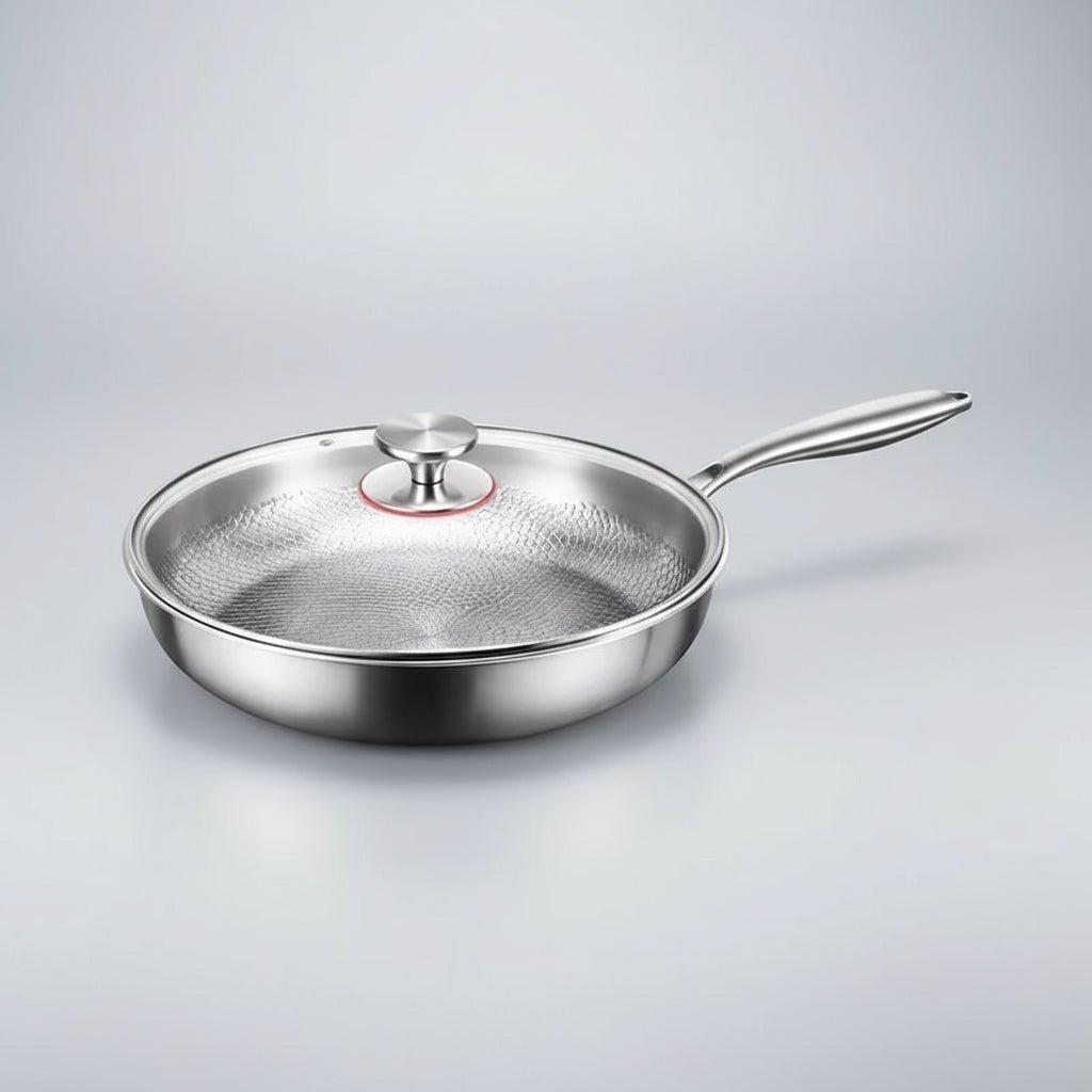 Davy | Titanium Hammered Non-Stick Skillet for Induction Cooktops and Everyday Cooking
