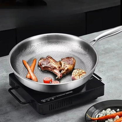 Davy | Titanium Hammered Non-Stick Skillet for Induction Cooktops and Everyday Cooking