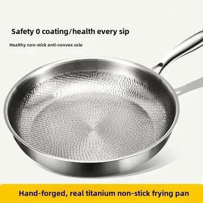 Davy | Titanium Hammered Non-Stick Skillet for Induction Cooktops and Everyday Cooking