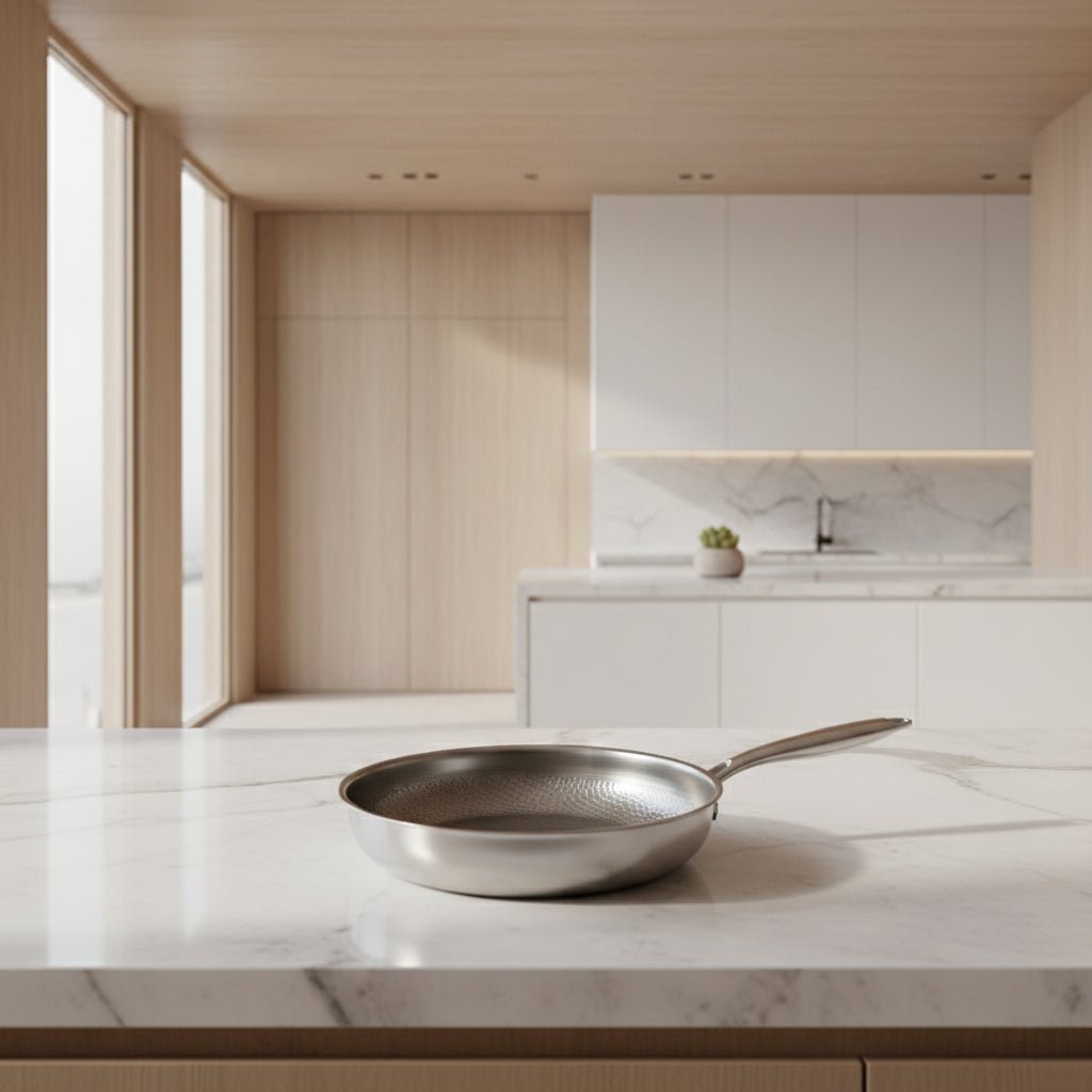 Davy | Titanium Hammered Non-Stick Skillet for Induction Cooktops and Everyday Cooking