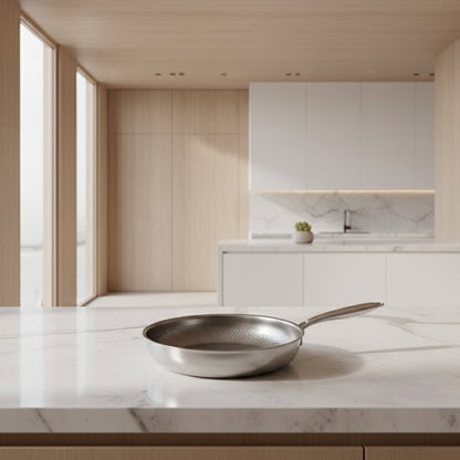 Davy | Titanium Hammered Non-Stick Skillet for Induction Cooktops and Everyday Cooking