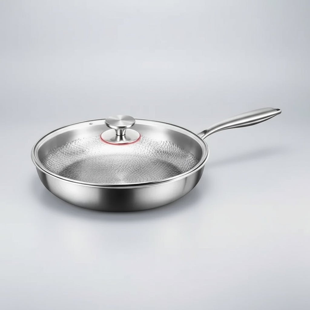 Davy | Titanium Hammered Non-Stick Skillet for Induction Cooktops and Everyday Cooking