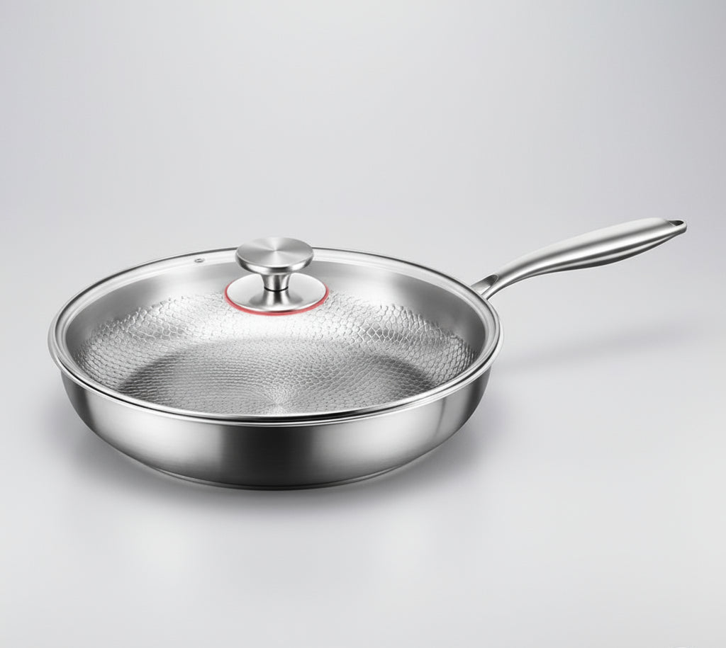 Davy | Titanium Hammered Non-Stick Skillet for Induction Cooktops and Everyday Cooking