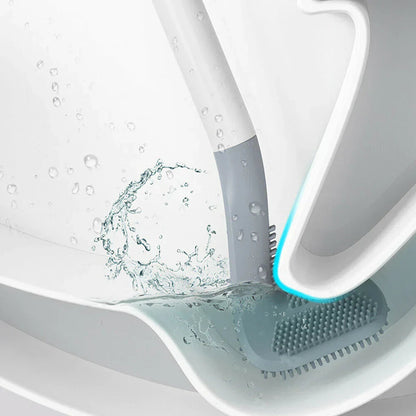 Davy | Toilet Brush with Flexible L-Shaped Head