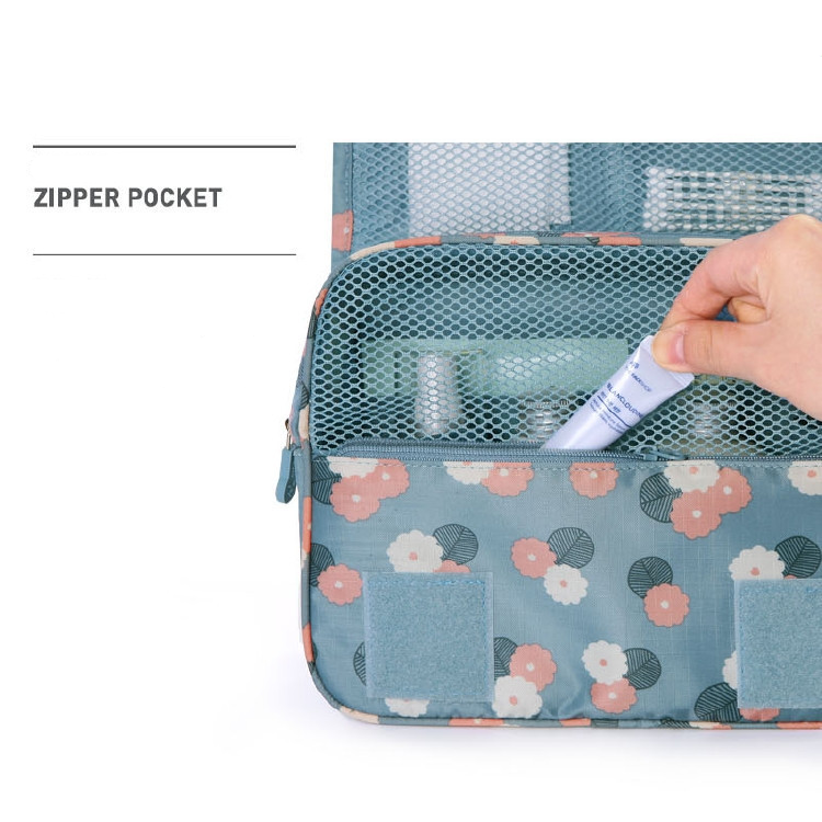 Hanging Toiletry Bag: Foldable, Padded & Waterproof