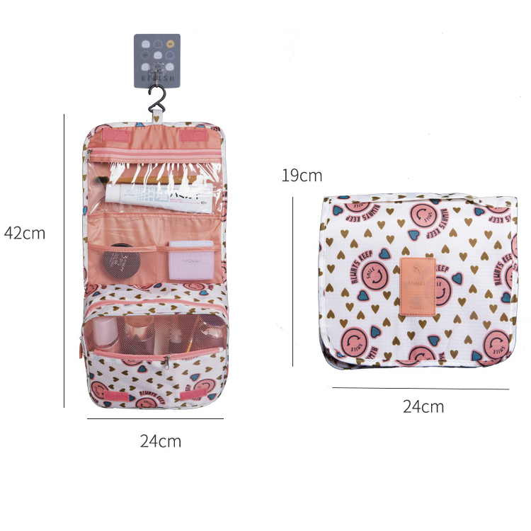 Hanging Toiletry Bag: Foldable, Padded & Waterproof