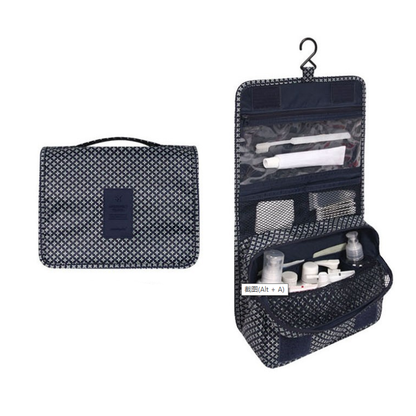 Hanging Toiletry Bag: Foldable, Padded & Waterproof