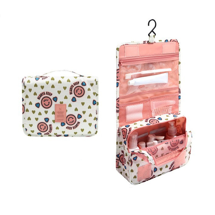 Hanging Toiletry Bag: Foldable, Padded & Waterproof