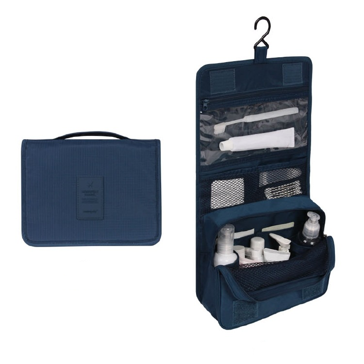 Hanging Toiletry Bag: Foldable, Padded & Waterproof