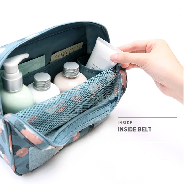 Hanging Toiletry Bag: Foldable, Padded & Waterproof