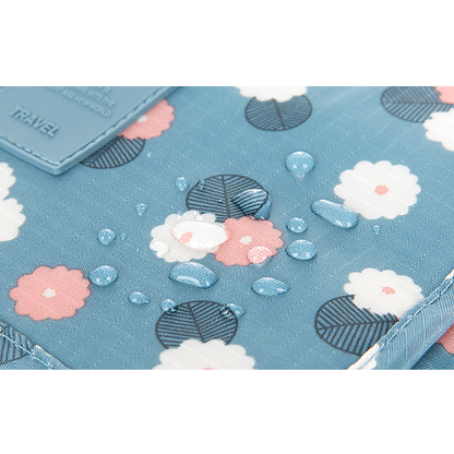 Hanging Toiletry Bag: Foldable, Padded & Waterproof